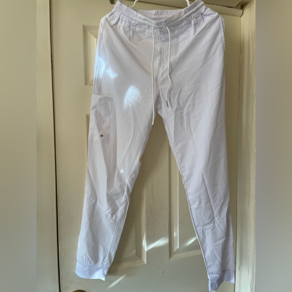 White Jogger Pants
